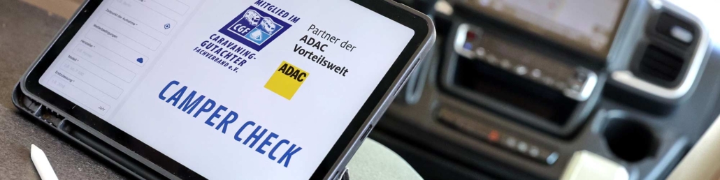 Camper Check & Fahrzeugbewertung Camper-Check und Fahrzeugbewertung für gebrauchte Wohnmobile und Reisemobile