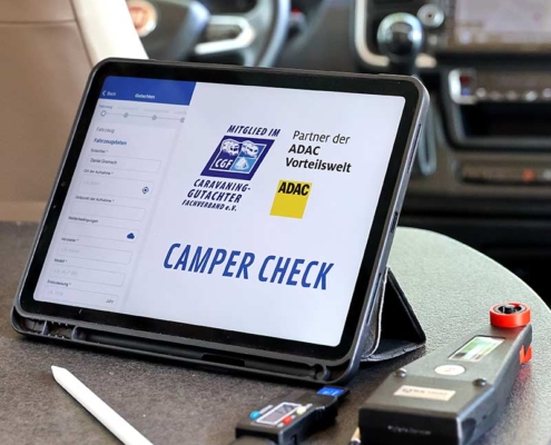 Camper Check - Prüfung von Gebrauchtfahrzeugen (Wohnmobile, Wohnwagen, Camper) Camper-Check und Fahrzeugbewertung für Wohnmobile Reisemobile und Caravans