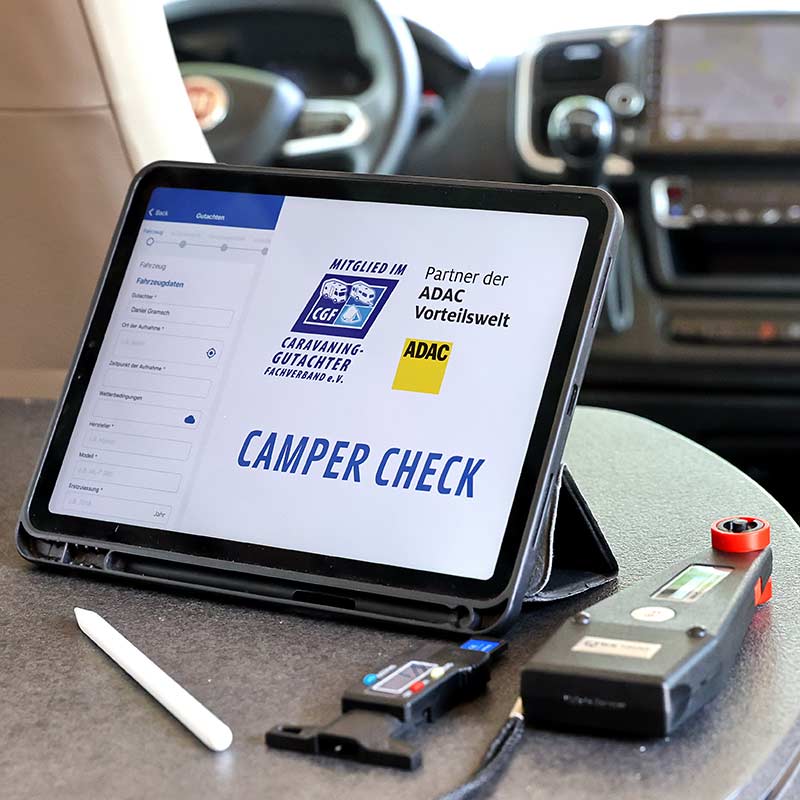 Camper Check - Prüfung von Gebrauchtfahrzeugen (Wohnmobile, Wohnwagen, Camper)