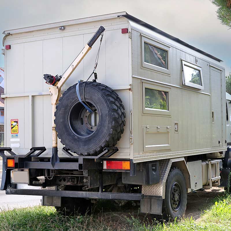 Expeditionsmobil, individuell modifiziert