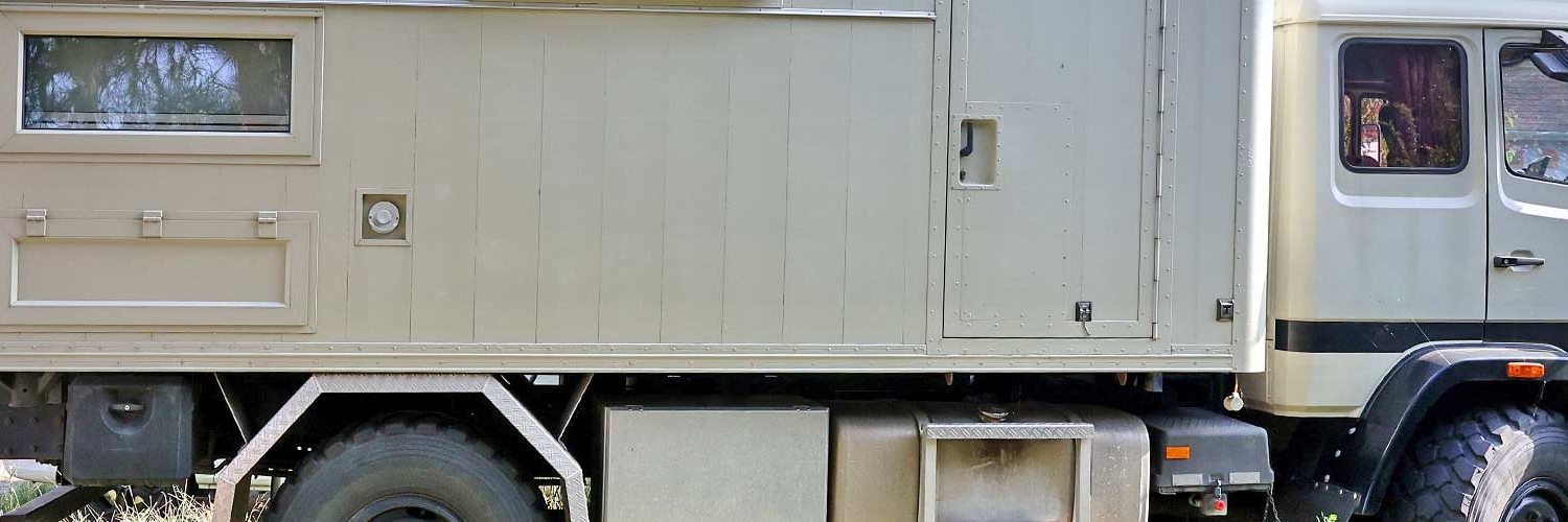 Expeditionsmobil, individuell modifiziert