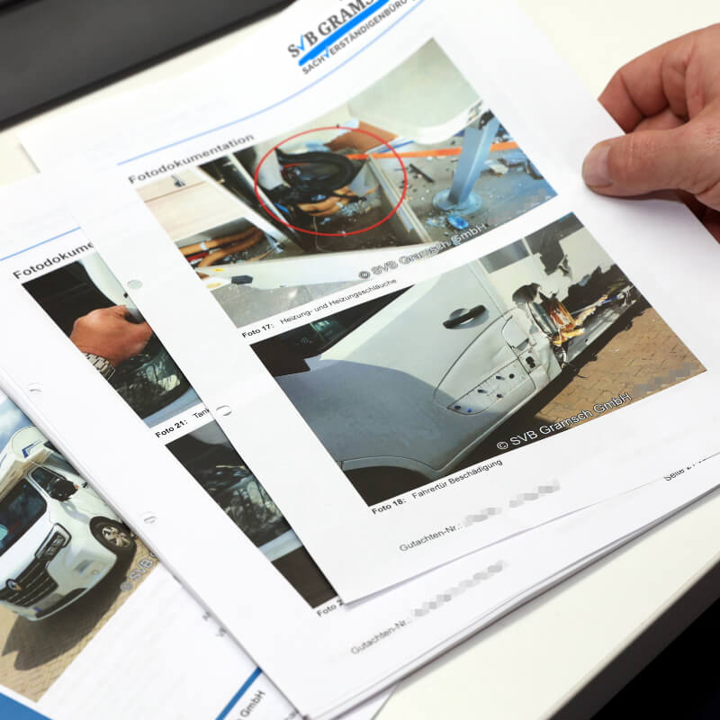 Technische Beweissicherung und Sondergutachten bei Fahrzeugschaden